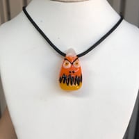 Image 5 of CLEARANCE Scary Monster Candy Corn Pendant