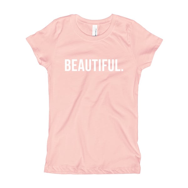 Image of Girls Selfie "Beautiful" Tee (Youth) - More Colors