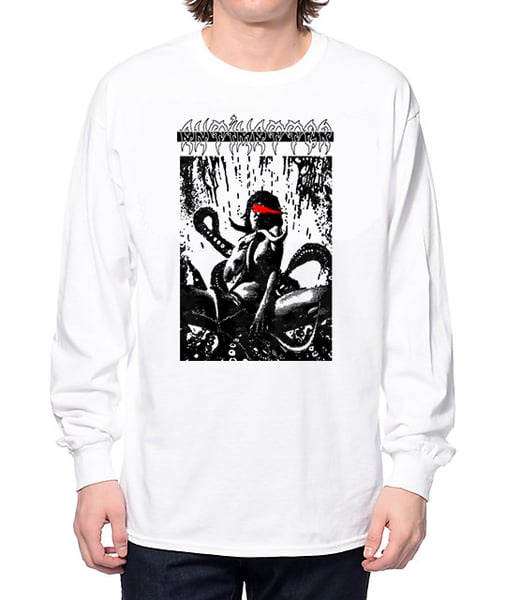 Image of "Kraken" Long Sleeve - White