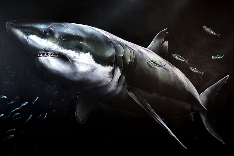 Image of Cal ripfin aka "Shredder" print