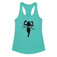 Image 3 of Women’s fitted racerback tank top