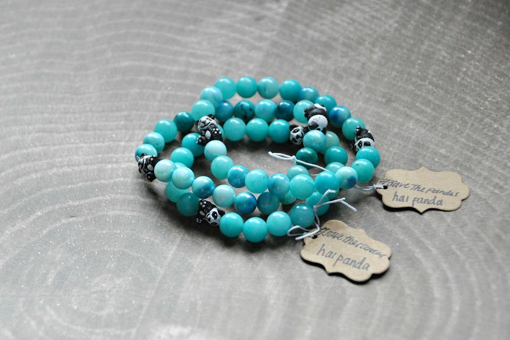 Image of Amazonite Panda Bracelet