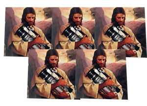 Image of SK8RATS Jesus VX1000 Sticker Pack 5