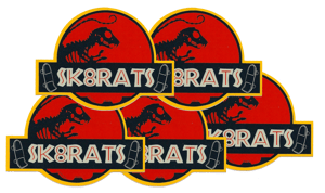 Image of SK8RATS Jurassic Park Sticker Pack 5