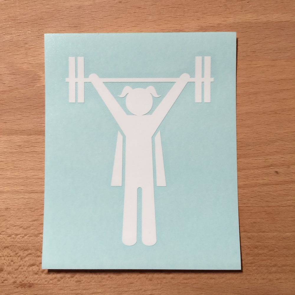 Image of Crossfit Inspired Strong Girl Sticker