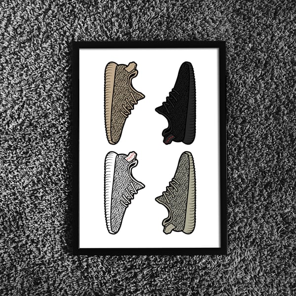 Image of Yeezy 'Version 1' Collection - Inspired Poster