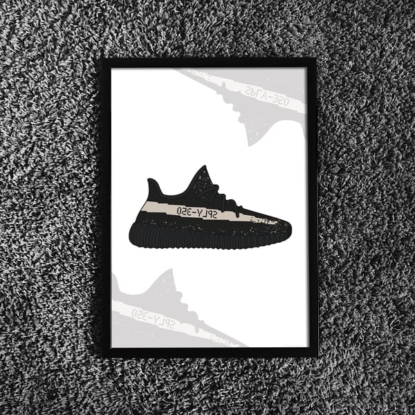 Image of Yeezy 'Oreo' V2 - Inspired Poster