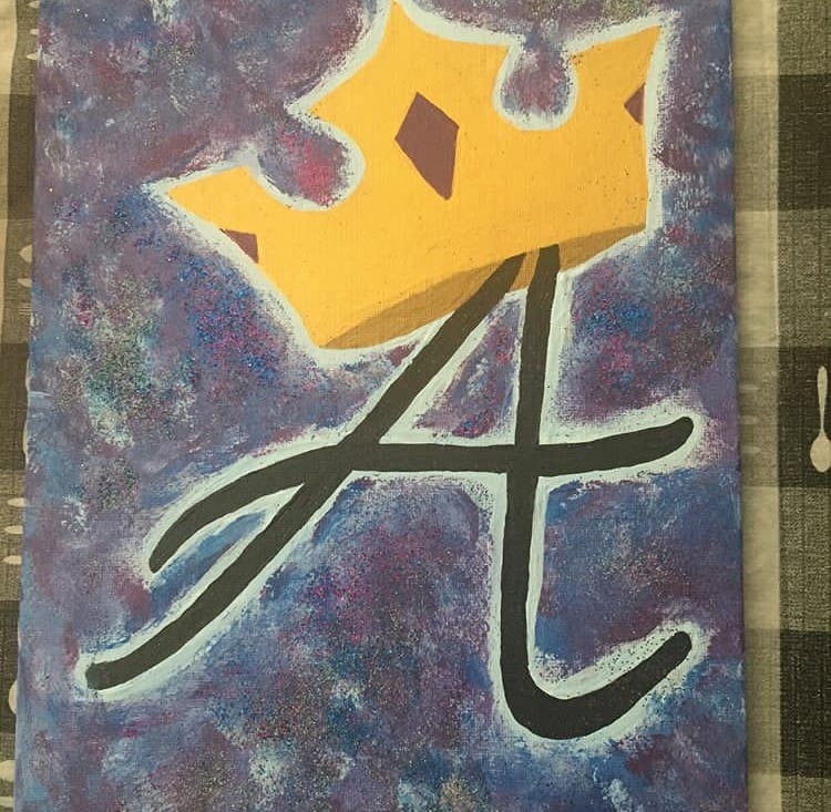 Image of Custom Letter with Crown