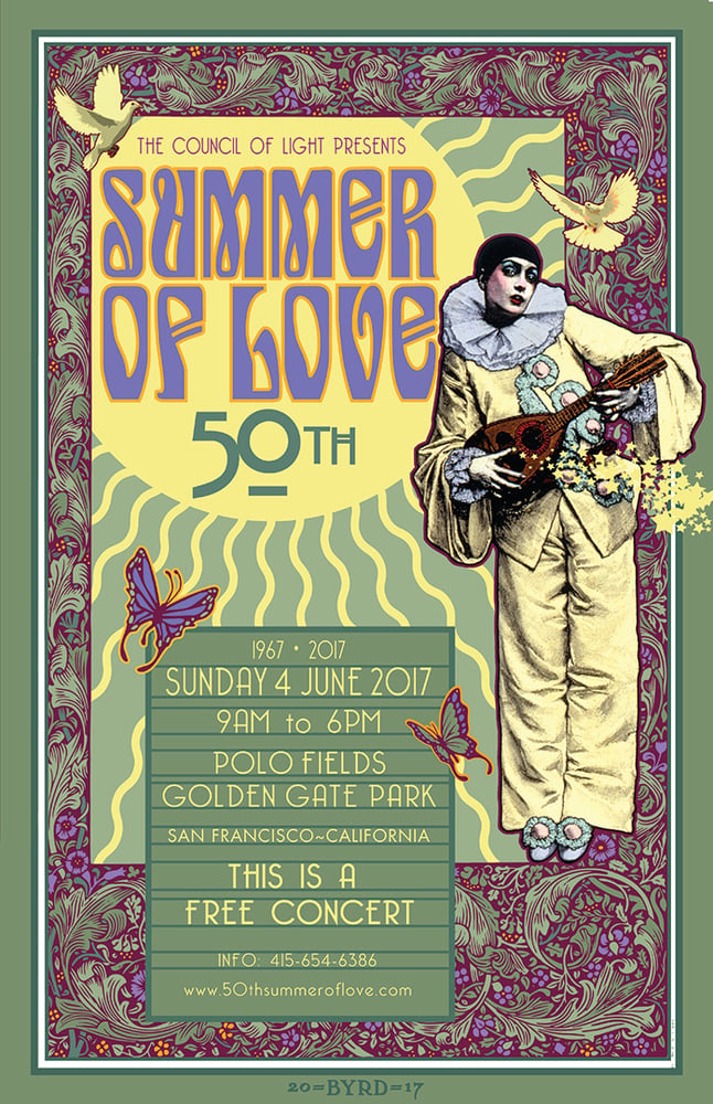 Image of 50th ANNIVERSARY of the SUMMER OF LOVE • JUNE 2017 • Version 2