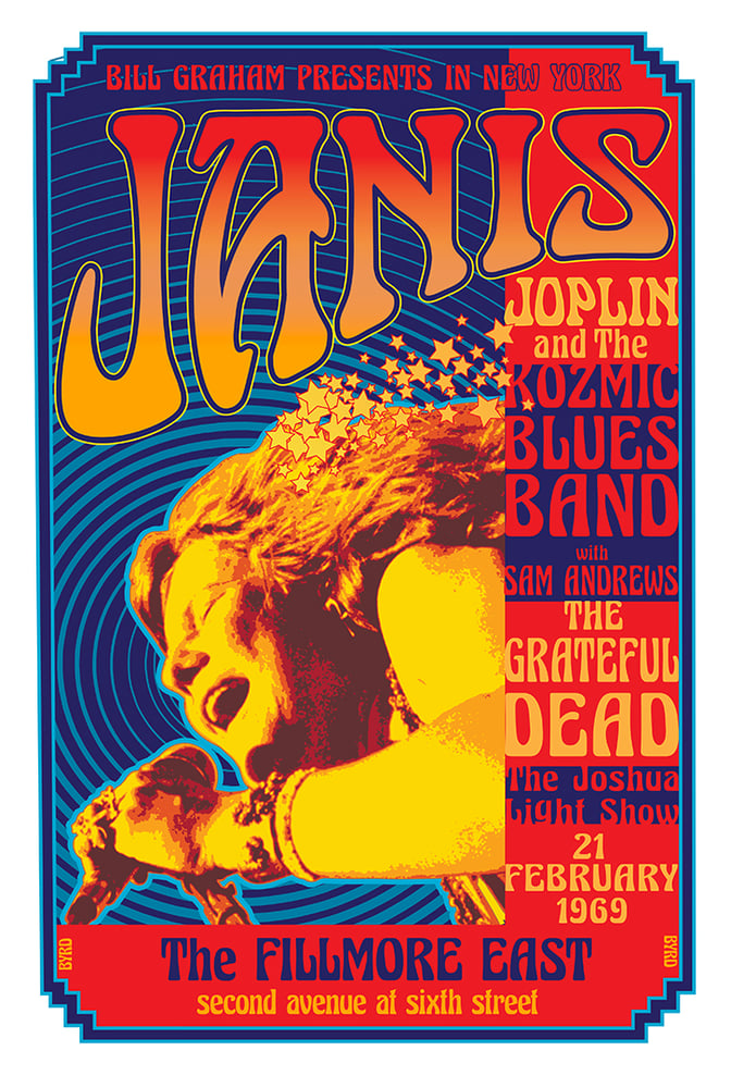 Image of JANIS JOPLIN AT THE FILLMORE EAST 1969 w/ KOZMIC BLUES