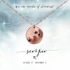 Scorpio Constellation Necklace- 14kt Rose Gold Fill