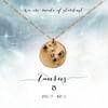 Taurus Constellation Necklace- 14kt Yellow Gold Fill