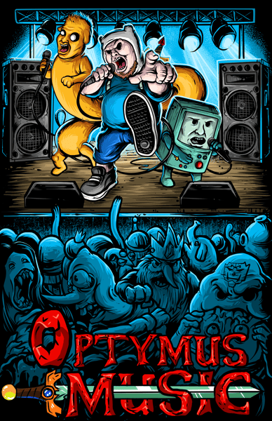 Image of Optymus Music - Time For Adventure POSTER