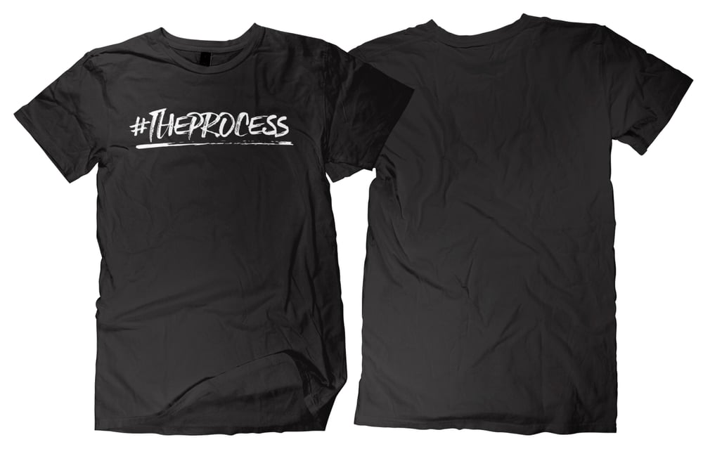 Image of Men's The Process T-Shirt (Black/White Print)