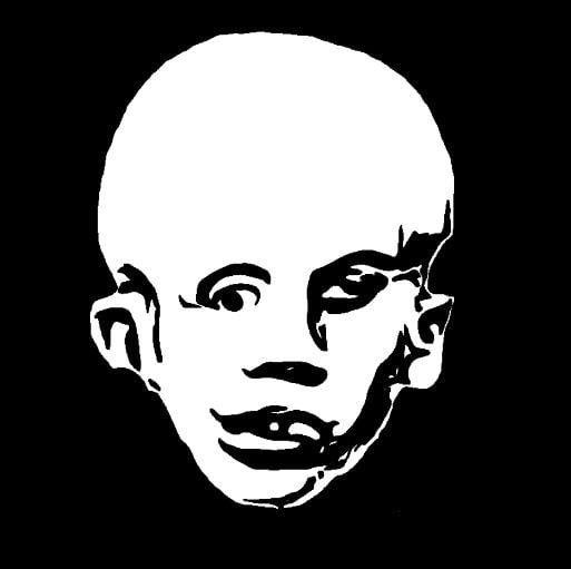 Image of "Young" Jason Voorhees 5" One Color Vinyl Decal