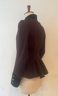 Image 4 of Velvet and tweed fencing jacket