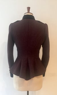 Image 5 of Velvet and tweed fencing jacket