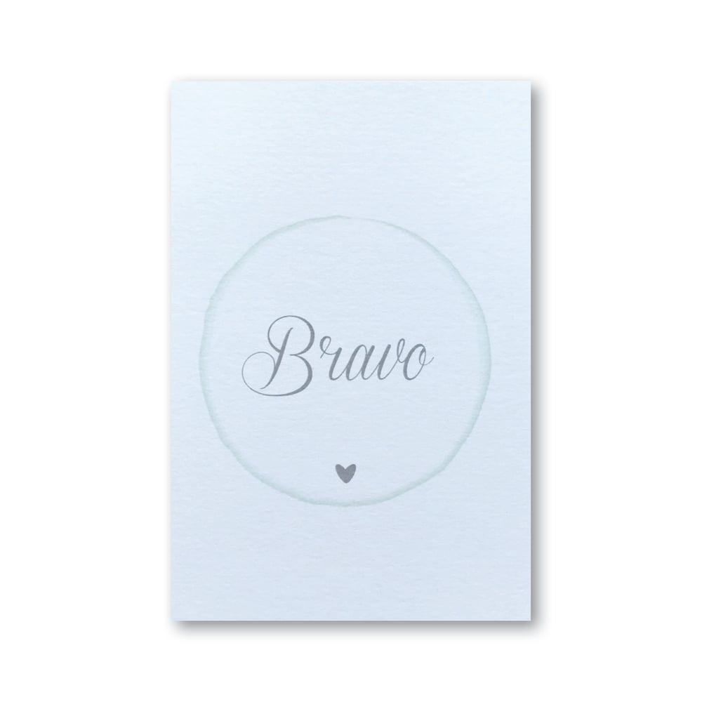 Image of Carte BRAVO (avec enveloppe)