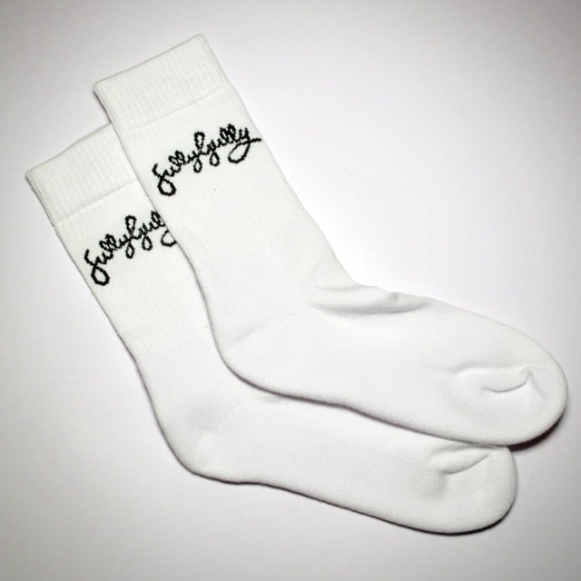 Image of Fully Gully OG Script Socks (2 Pairs)