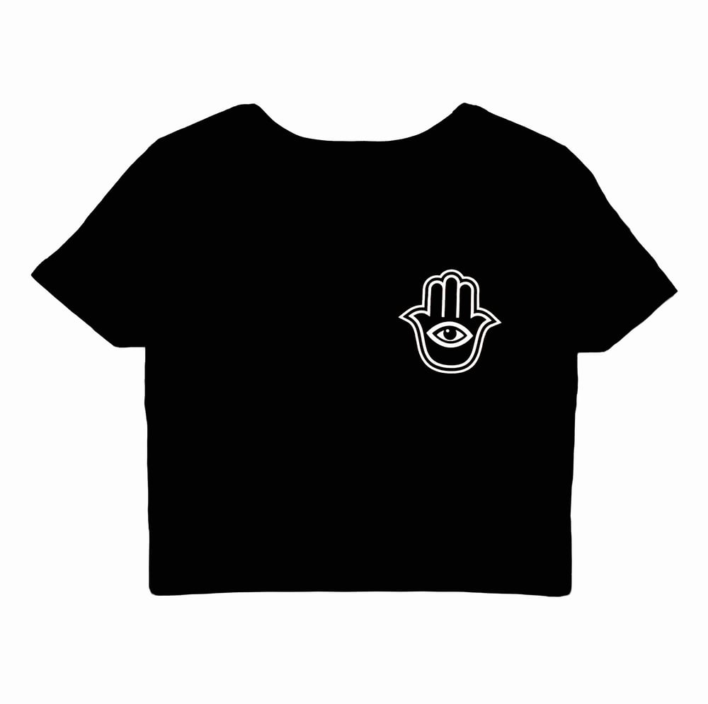 Image of Hamsa Crop Top Black