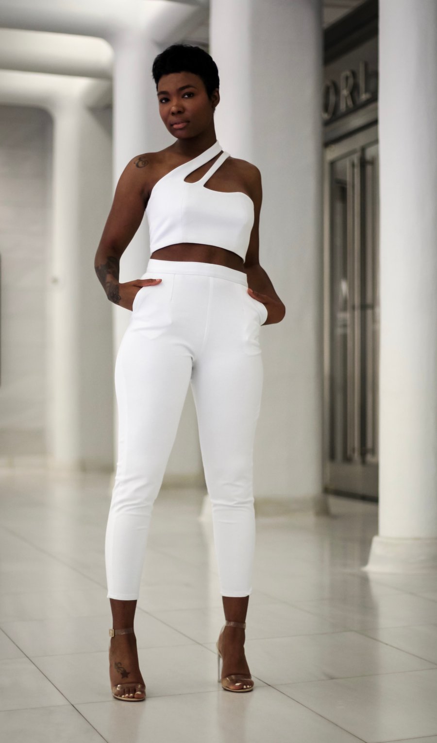 Image of White Affair Pant Set