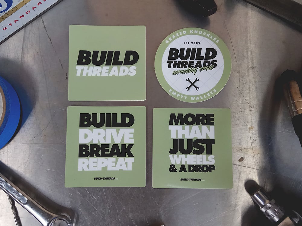 Build Threads — Sticker 4 Pack