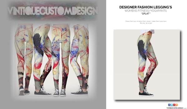 Image of Women's Designer Fashion Leggings/Yoga Pant's 