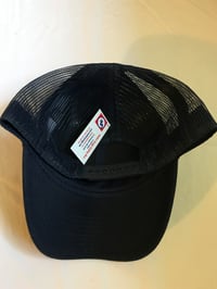 Image 2 of Black Hat with Gold Haiti