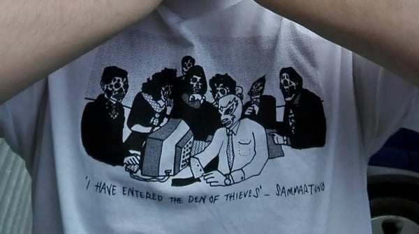 Image of Sammartino "I Have Entered the Den of Thieves" T-shirt