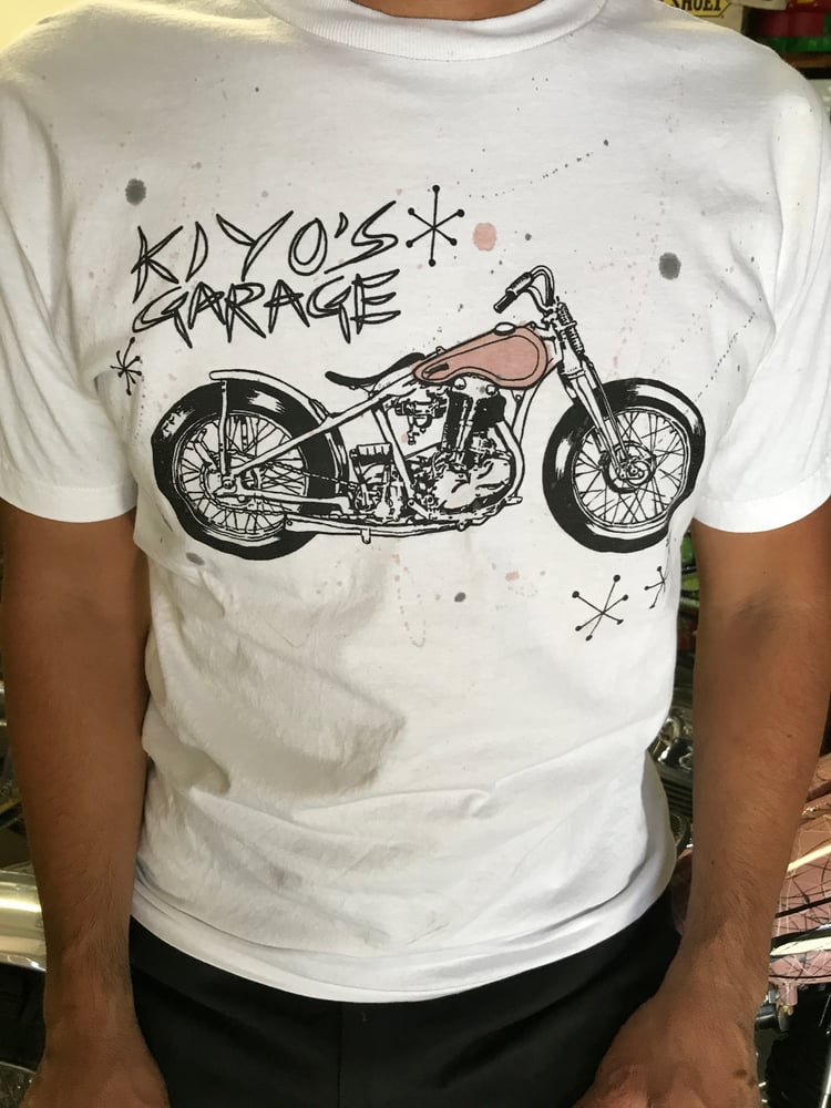 Single Knuckle T-shirts with hand painted / Kiyo's Garage