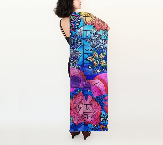 Image of Learning to Live 72"x16" Scarf 