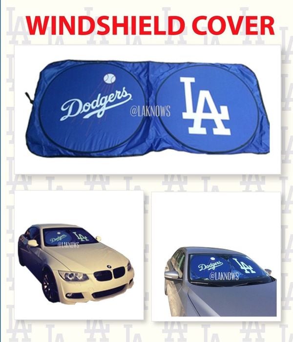 Dodgers Blue Car Windshield Sun Shade Visor