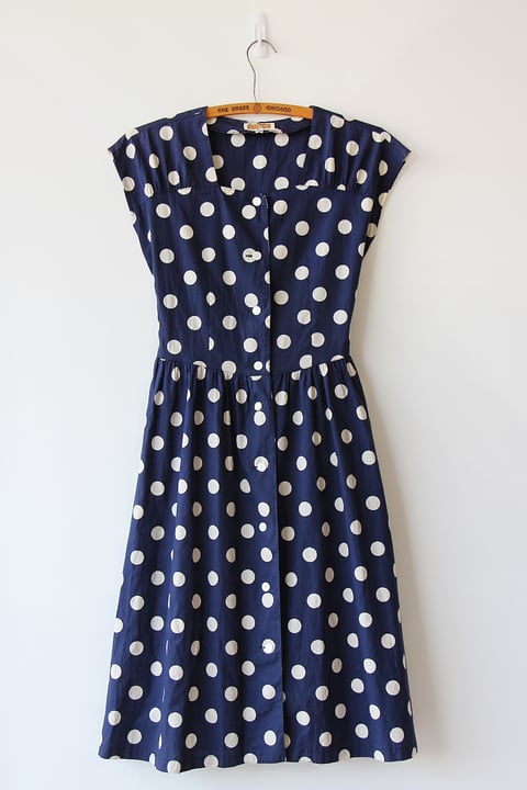 Image of SOLD Dots Two Ways Dress