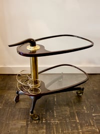 Image 1 of Two-Tier Bar Trolley, Italy 1950s