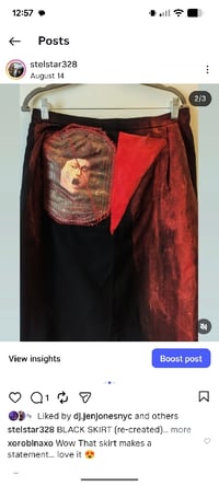 Image 2 of Medusa inspired A line skirt