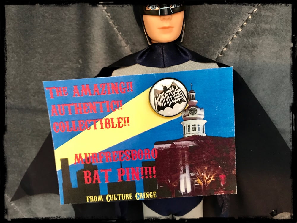 Image of Murfreesboro "bat sign" pin!
