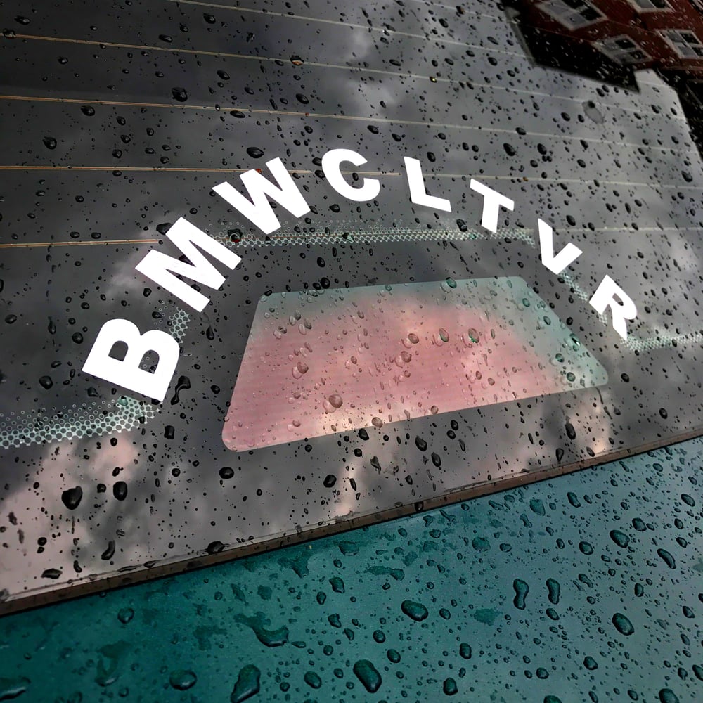 Image of BMWCLTVR (BMW Culture) Arch Decals