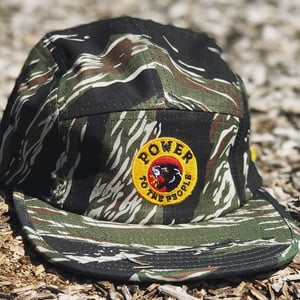 Image of The "Power To The People" Hat in Tiger Camo