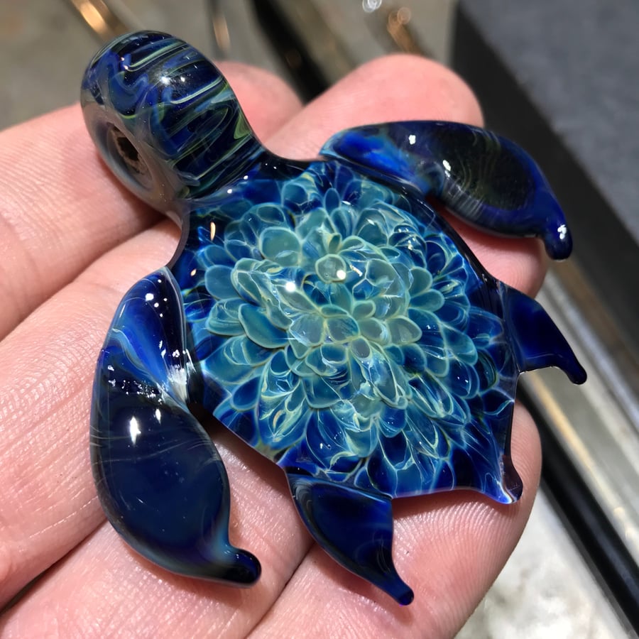 Image of Blue Sea Turtle Pendant