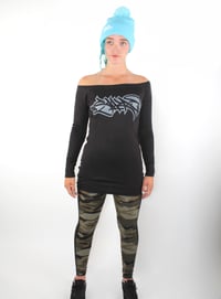 Image 2 of Long sleeve SIKA galdem tag dress