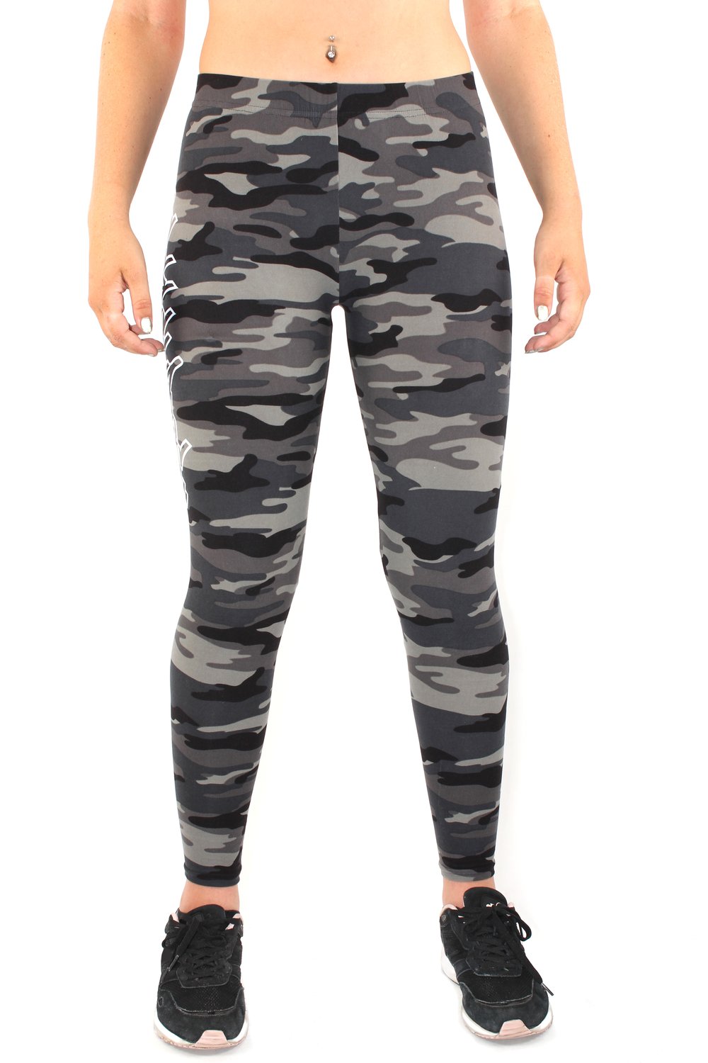 GALDEM CAMO LEGGINGS RED/GREY/WOODLAND CAMO