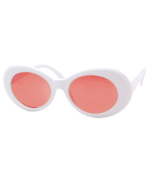Image of Clout Goggles Wht/Red *FREE SHIPPING*
