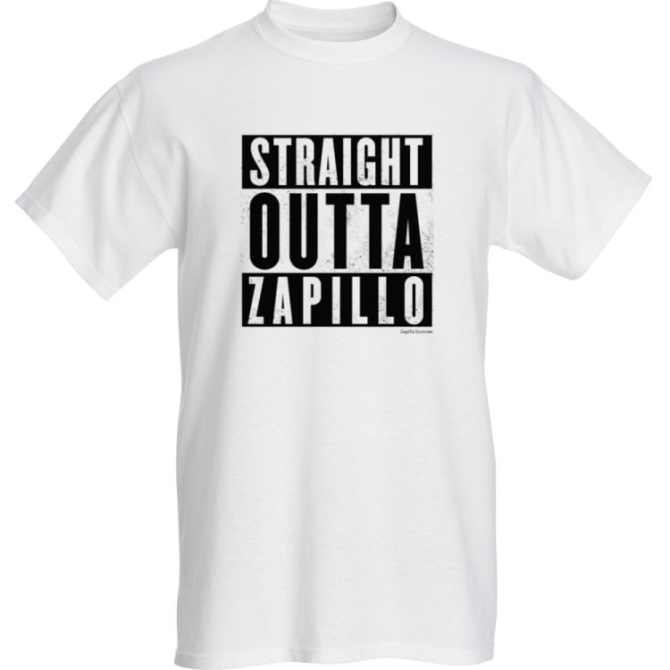 Image of Straight Outta Zapillo - Camiseta Blanca Unisex