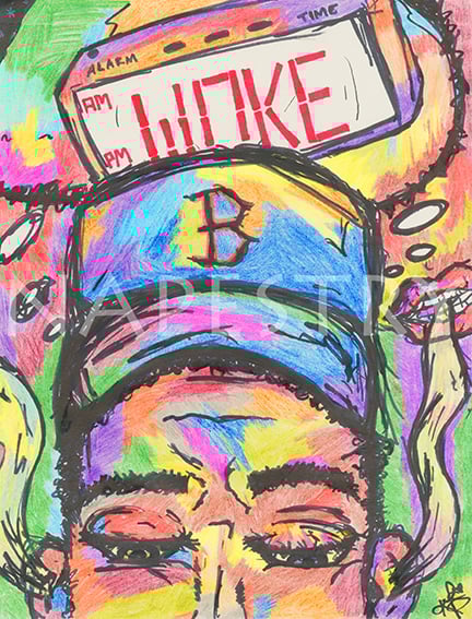 Image of w o k e
