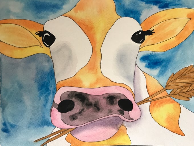 Image of Colorful cow