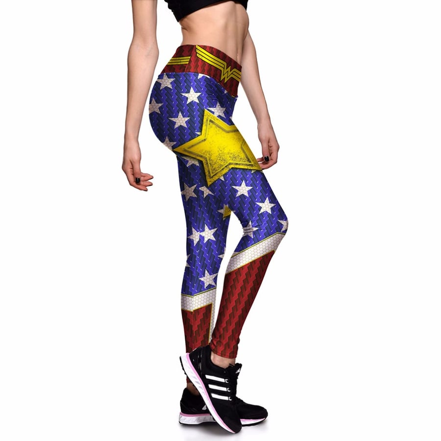 Image of Wonder Woman leggings