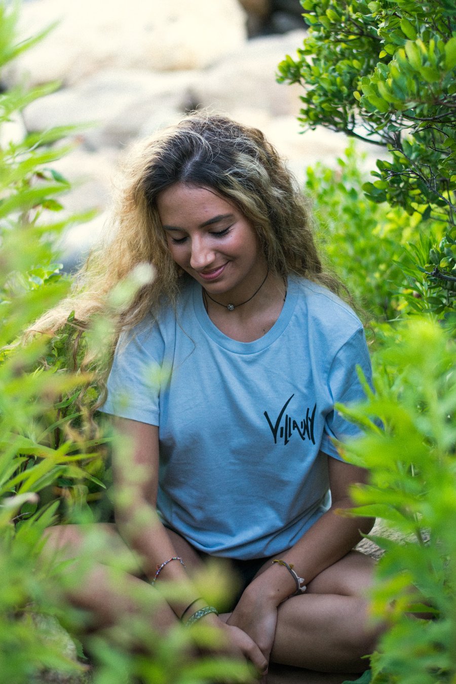 Image of VILLAINY LOGO TEE (BLUE)