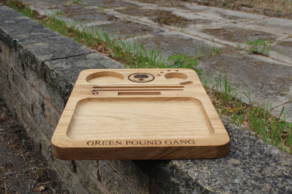 Image of Green Pound Rolling Tray