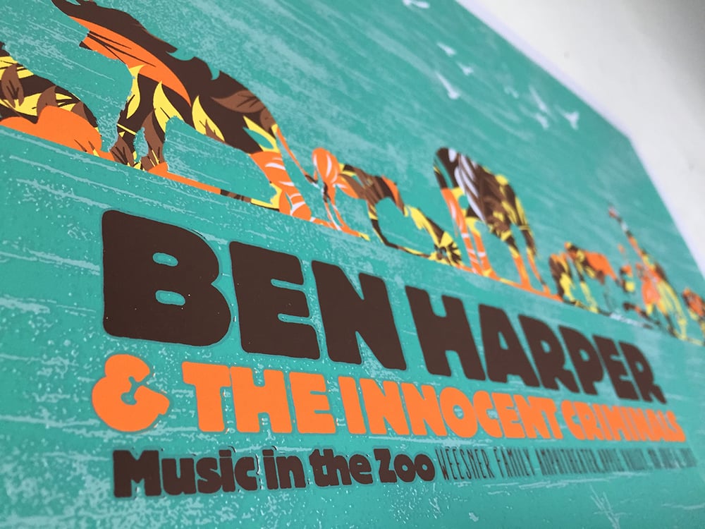Ben Harper & The Innocent Criminals, At The Zoo Poster
