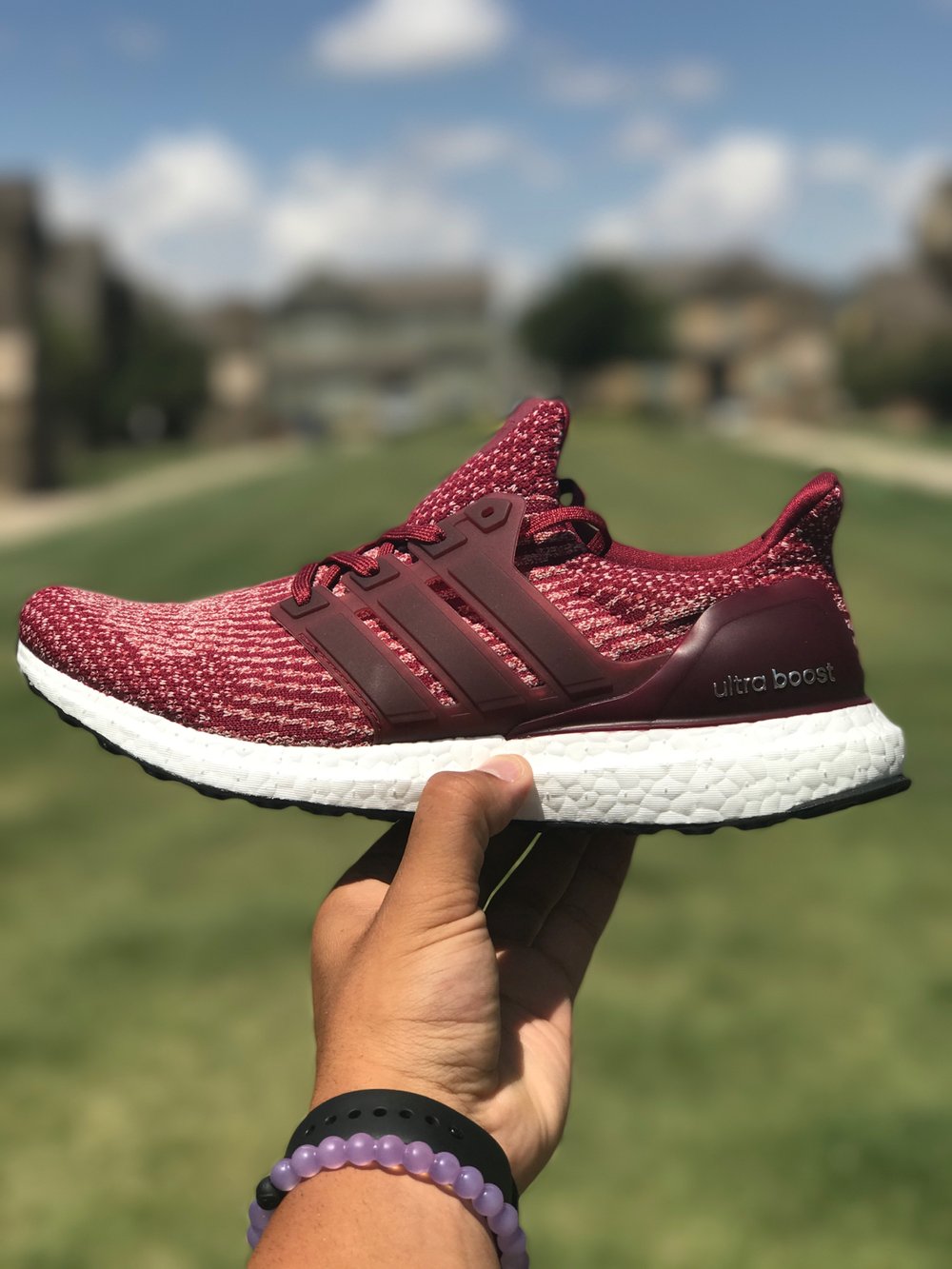 Image of Size 8.5 (wmns 9.5) Burgundy Ultra Boost 3.0